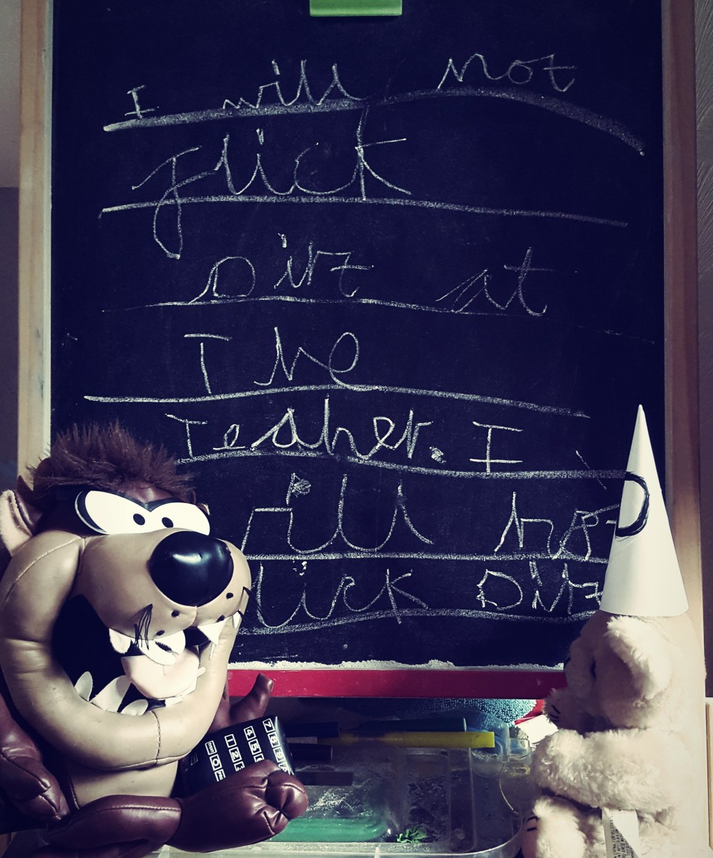 ‘At best, he learns how to avoid punishment.’